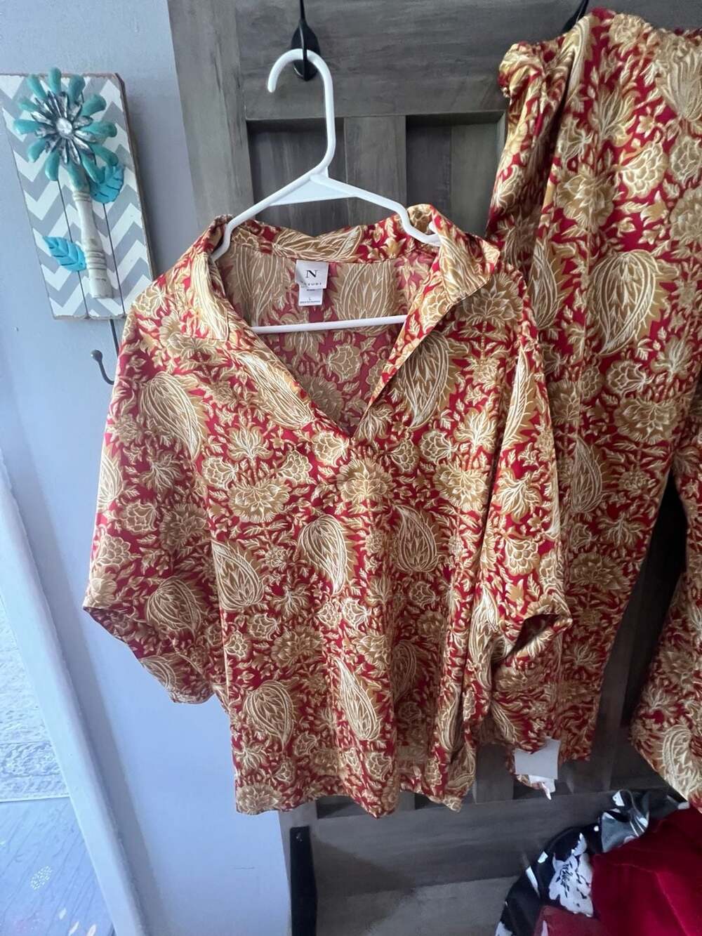 Natori Women's Floral Print Matching Two-Piece Lounge Set